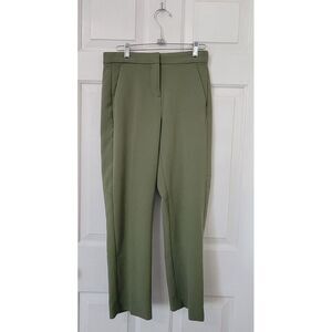 J. Crew Kate Straight-Leg Pant in Four-Season‎ Stretch Size 0 Green